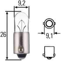 HELLA 8GP002067241 - LAMPARA T8/4 24V 4W