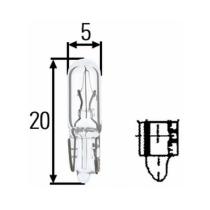 HELLA 8GP002095241 - LAMPARA 24V 1,2W W 2X4,6D