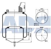 ADR 51559400 - FUELLE CPLTO. P.METALICO VOLVO