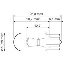 VALEO 032211 - LAMPARA W5W ESSENTIAL X10 CARTON