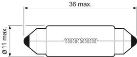 VALEO 032217 - LAMPARA C5W ESSENTIAL X10 CARTON