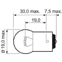 VALEO 032219 - LAMPARA R5W ESSENTIAL X10 CARTON