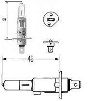 VALEO 032931 - LAMPARA H-1 24V. 70W. UNIDADES CAJA 1